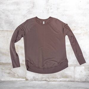 Athleta 🌸 Criss Cross Tulip Hem Sweatshirt Mauve | Small